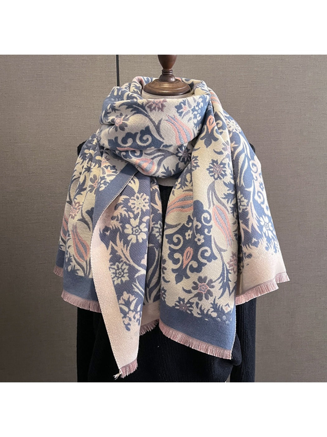 Scarvii - Winter Paisley Scarf for Women