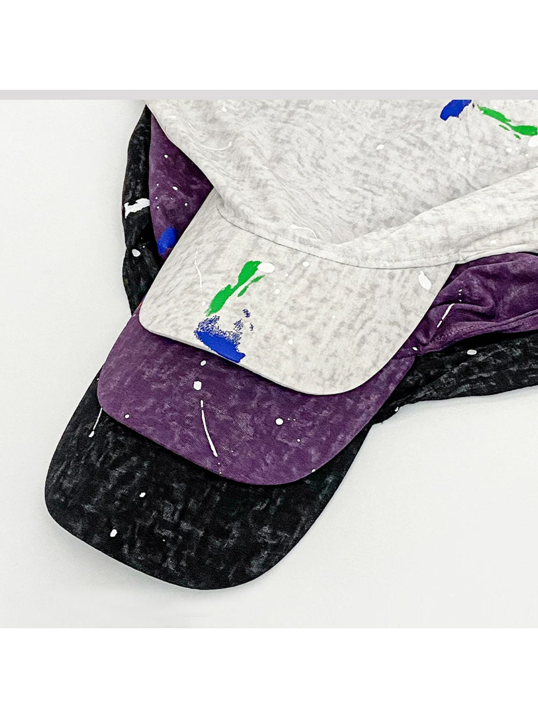 Back view of Haila graffiti vintage baseball cap highlighting strap