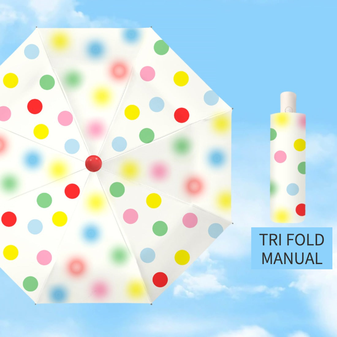 Rano - Red Nose Polka Dot Umbrella