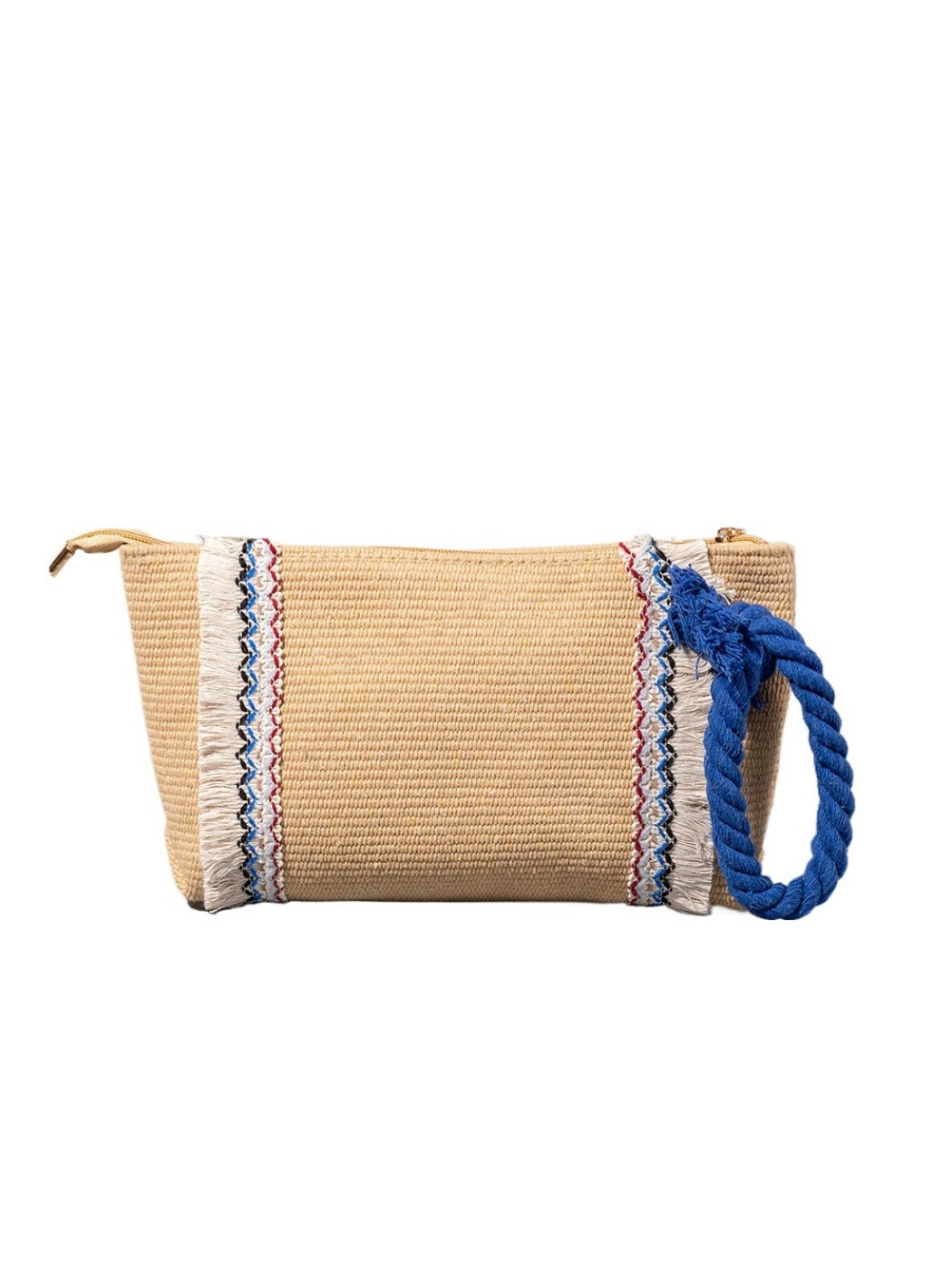 Cosbai - Brown Minimalist Woven Clutch Bag - Boho & Chic