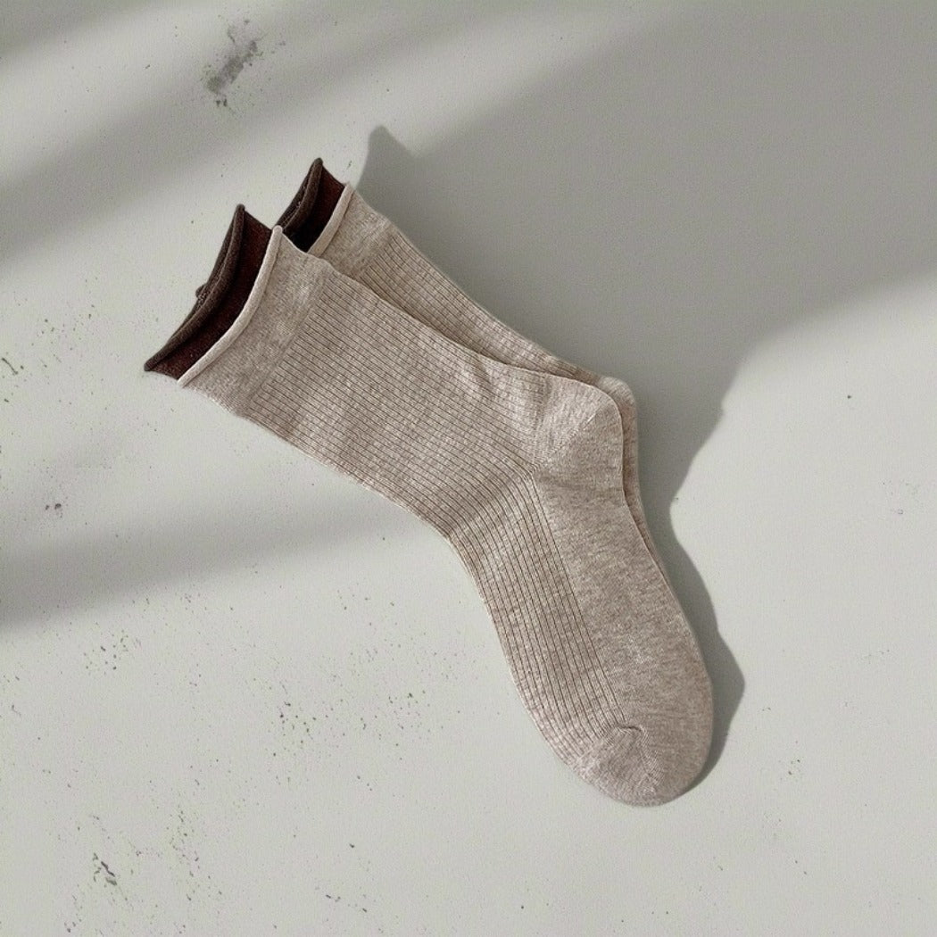 Rufia - Color-Block Crew Socks