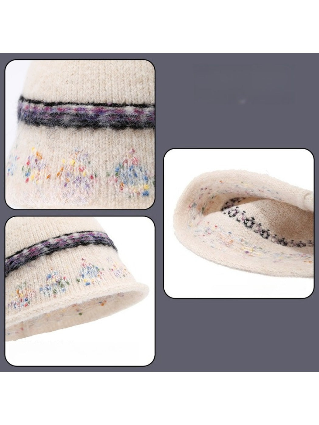 Haila - Winter Soft Bucket Hat for Women