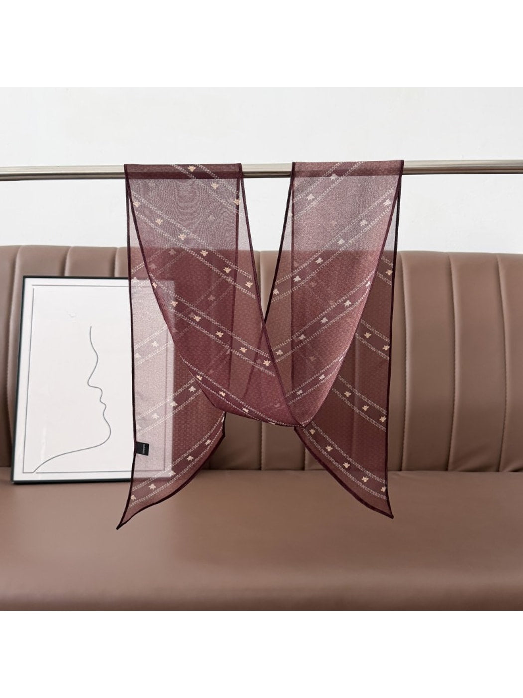 Scarvii - Printed Ribbon Style Fashion Scarf