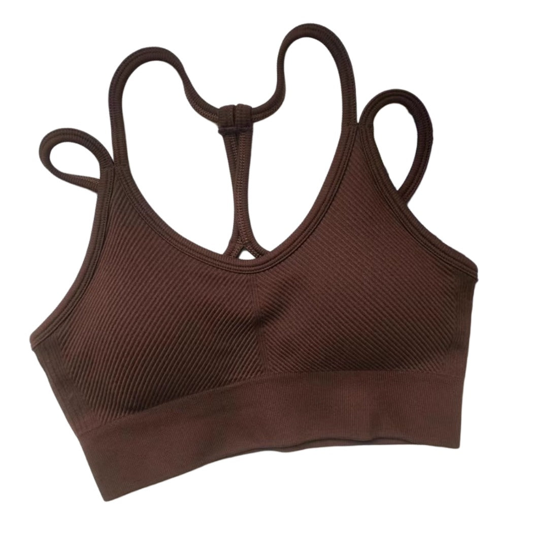 Stepo - Slim Strap Sports Bra Yoga Camisole