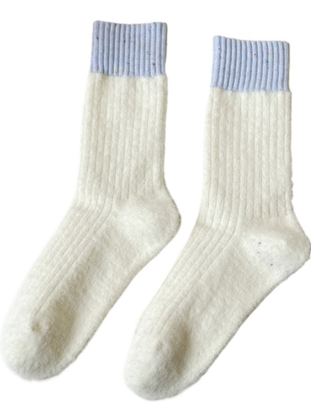 Rufia - Cozy Fleece Winter Quarter-Calf Socks – Warm & Soft