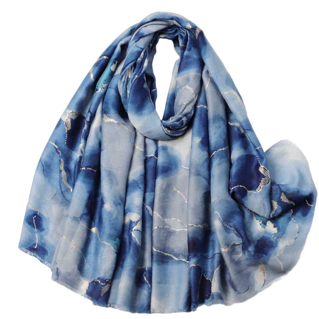 Scarvii - Shimmer Print Scarf - Elegant & Trendy