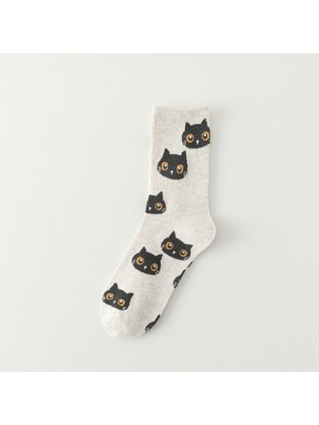 Rufia - Cute Cat Faces Crew Socks