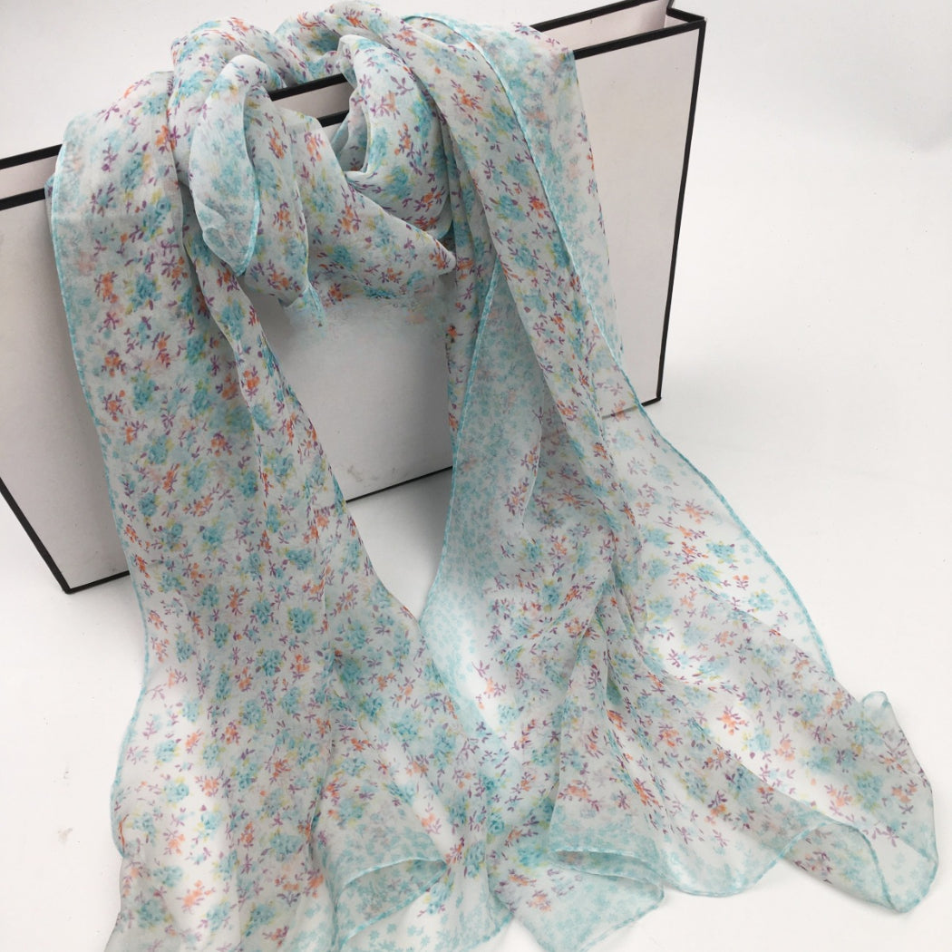 Scarvii - Daisy Print Scarf - Cool & Soft