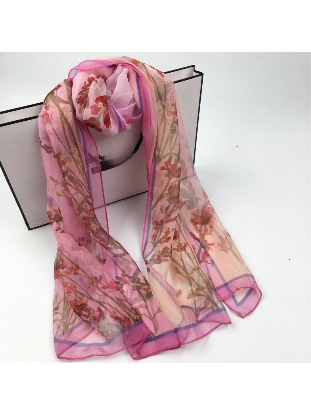 Scarvii - Lily of the Valley Printed Scarf - Versatile & Stylish