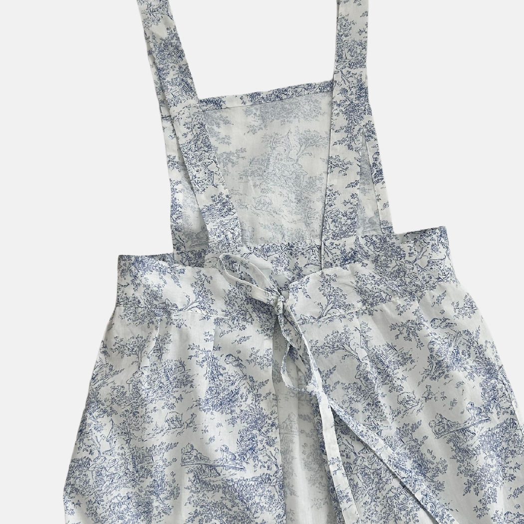 Apros - Blue Watercolor Apron, French & Stylish