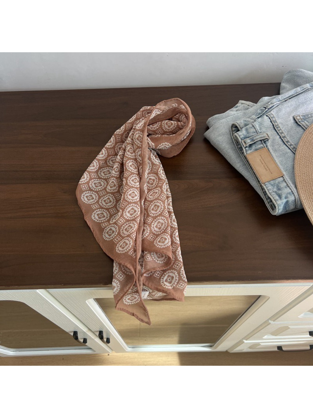 Scarvii Bohemian Medallion Pattern Scarf