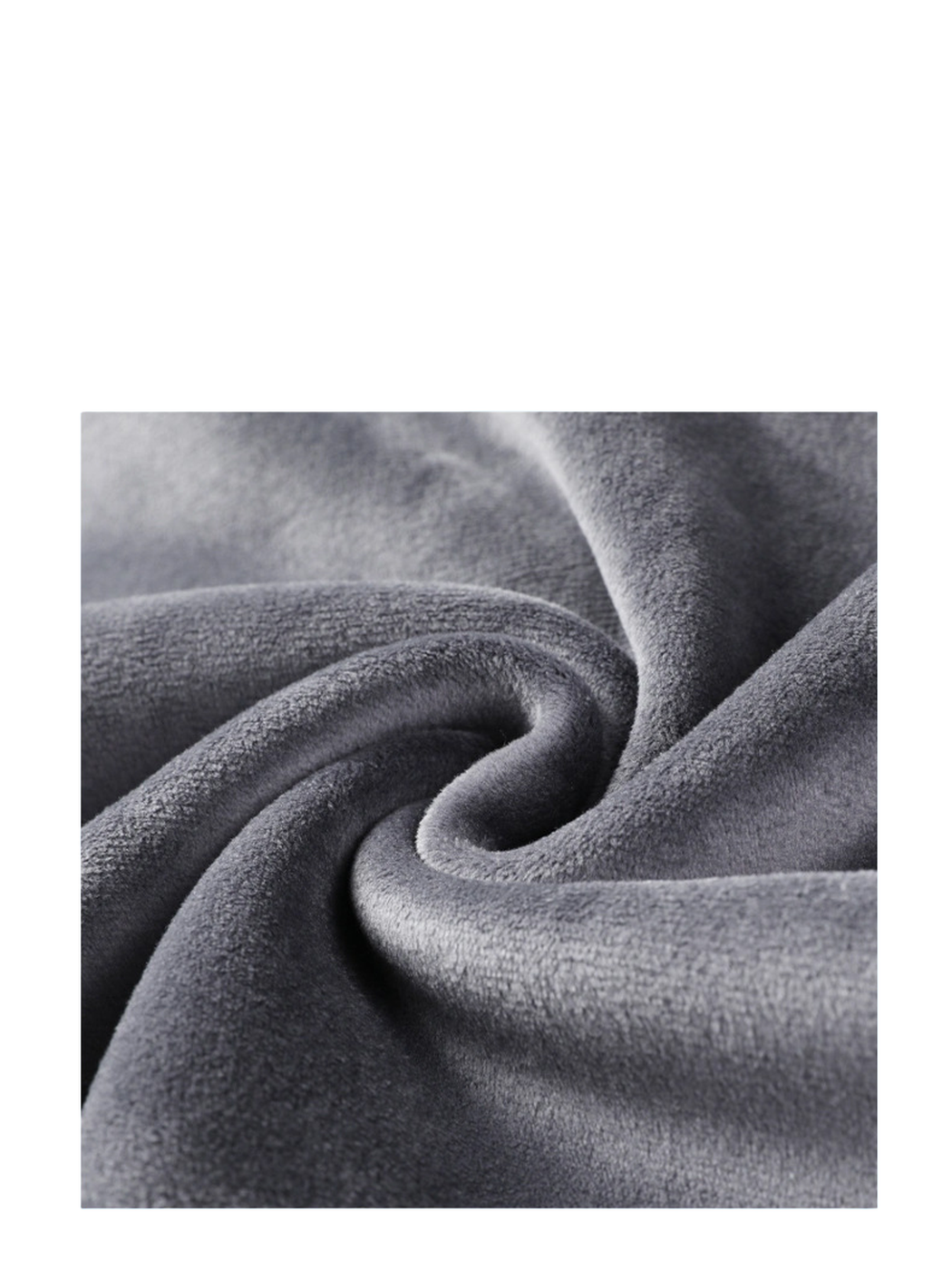 Close-up of the gray brushed surface texture
