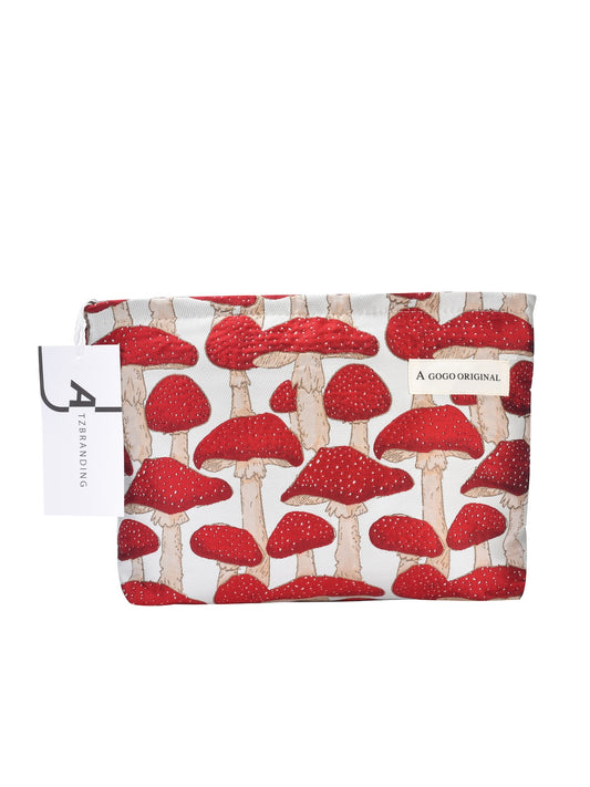 Cosbai – Canvas Mushroom Travel Makeup Bag