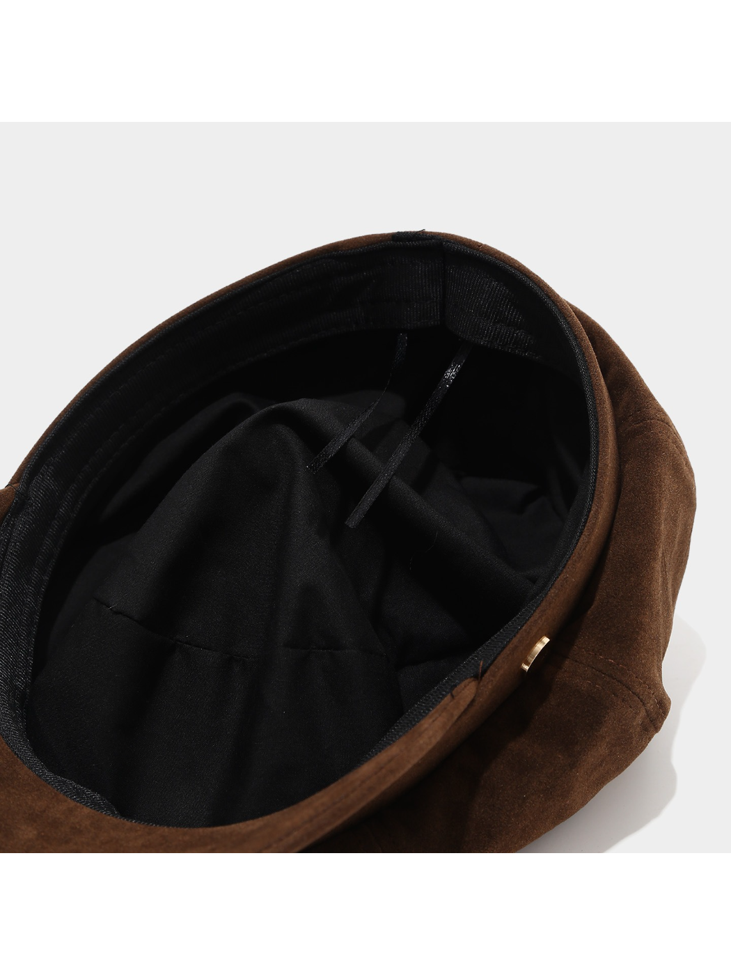Haila - Vintage Metal Accent Newsboy Cap
