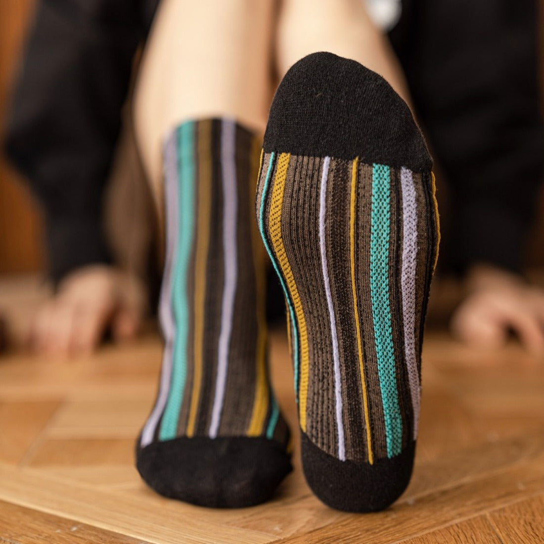 Rufia - Bohemian Vertical Striped Socks