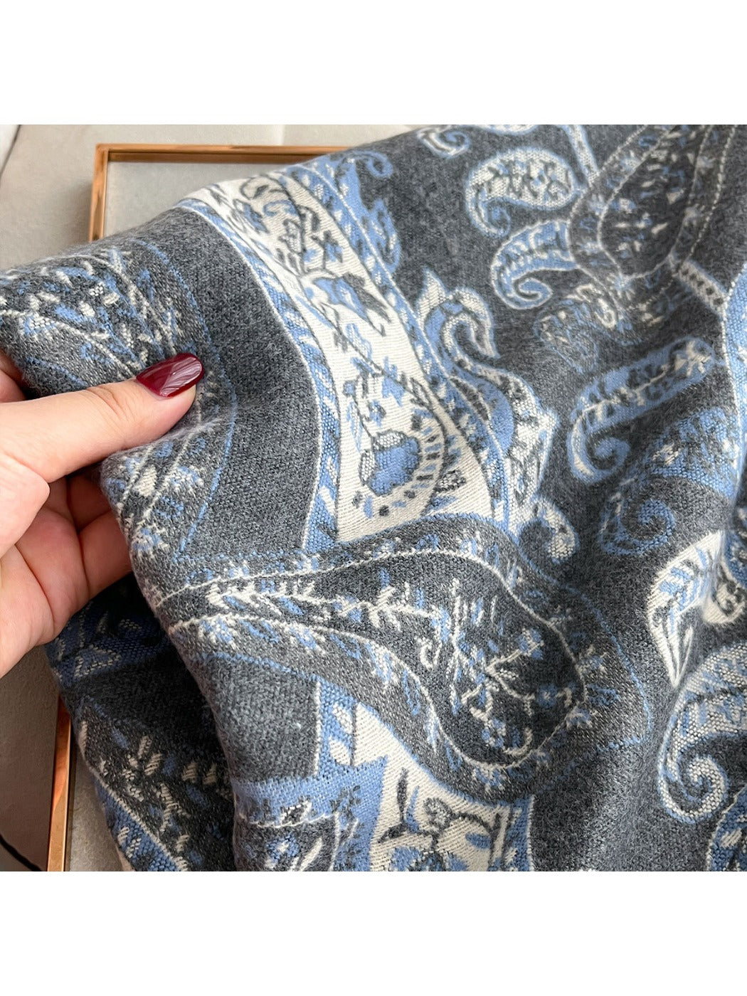 Scarvii – Bohemian Paisley Winter Scarf & Shawl