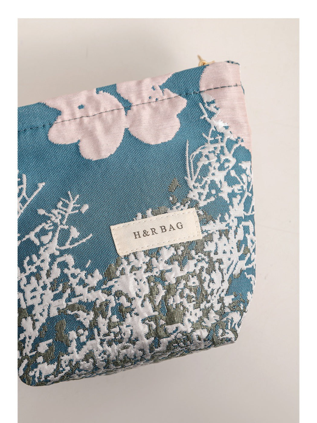 Cosbai - Jacquard Floral Cosmetic Bag