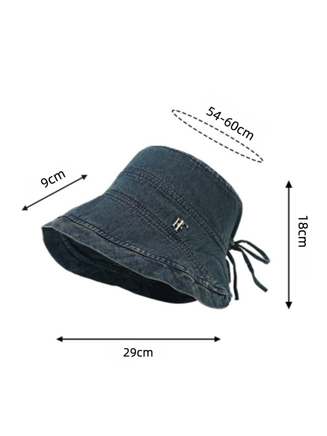 Haila - Washed Tie-Back Bucket Hat