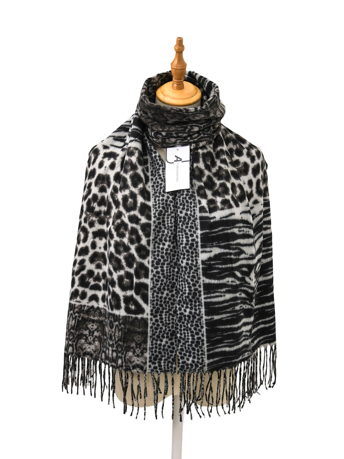Scarvii – Wild Mosaic Animal Print Scarf