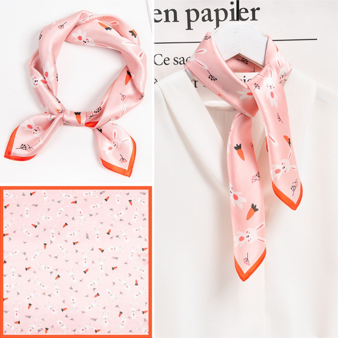 Scarvii - Summer Elegant Pattern Silk Scarf
