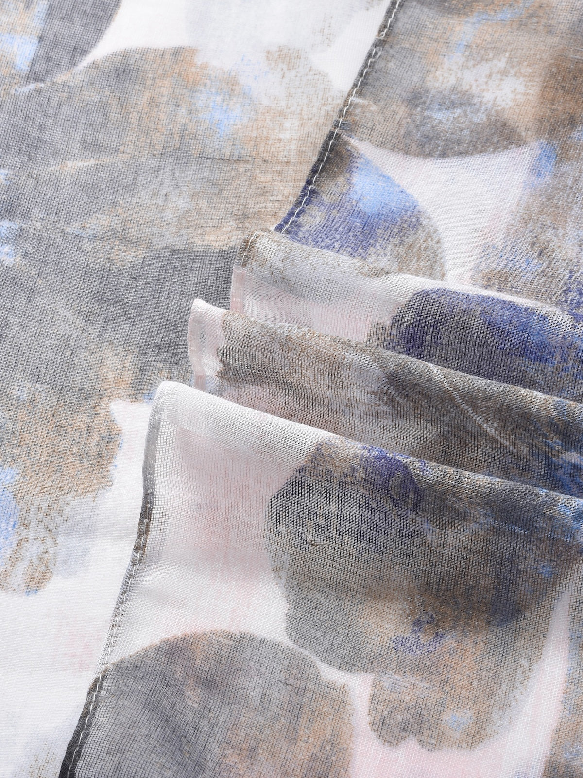 Scarvii - Soft Floral Print Spring Summer Scarf