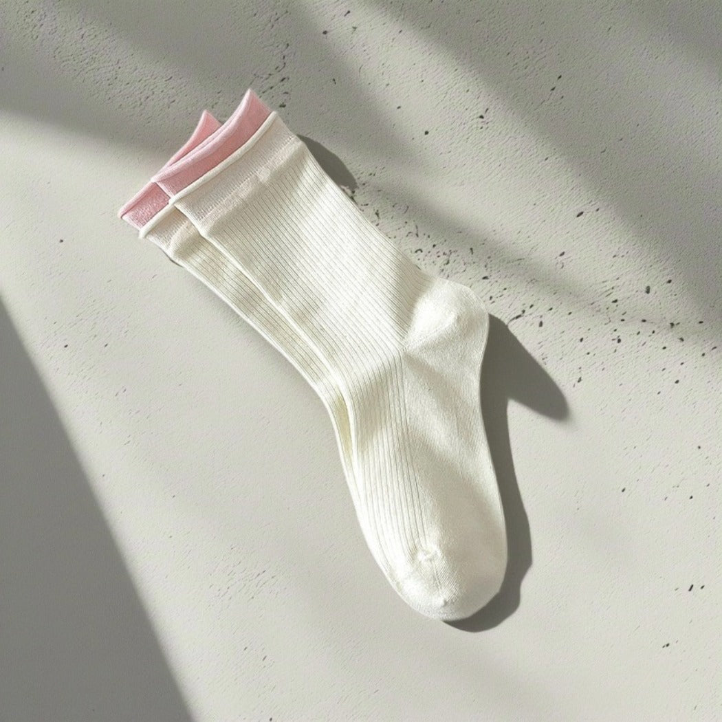 Rufia - Color-Block Crew Socks