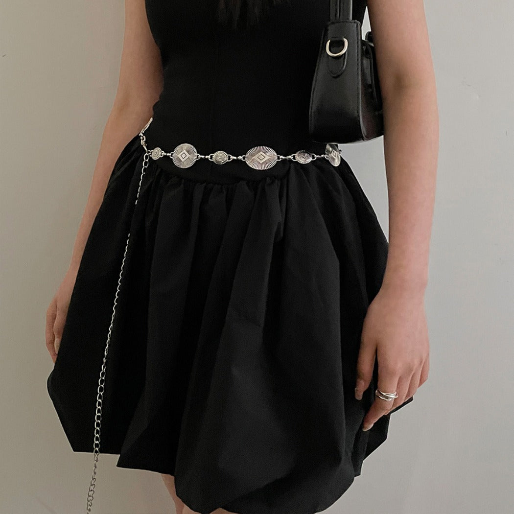 Beco - Simple Oval Waist Chain Belt - Boho & Chic