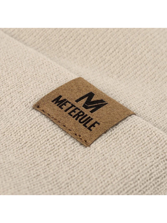 Haila - Letter Patch Cuffed Beanie