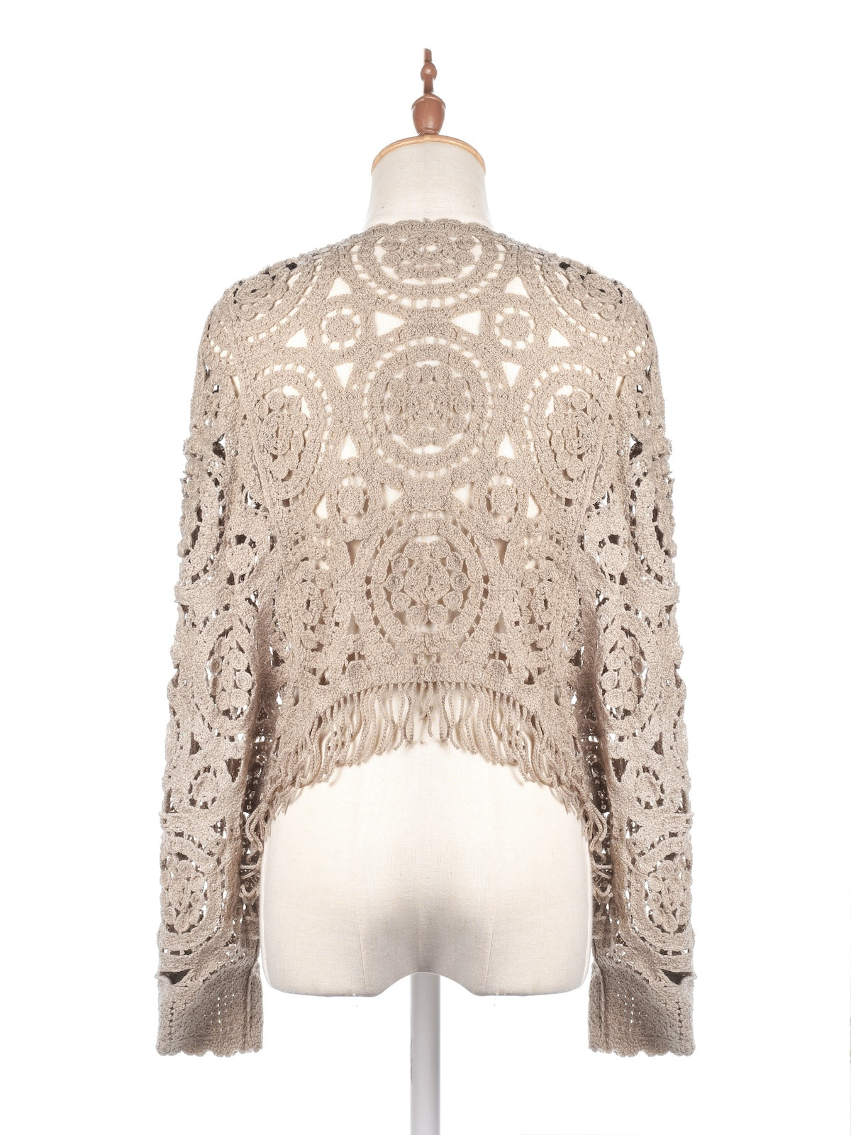 Crosa - Vintage Open-Knit Batwing Sweater
