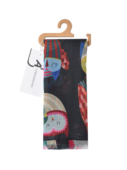 Scarvii - Owl Print Scarf