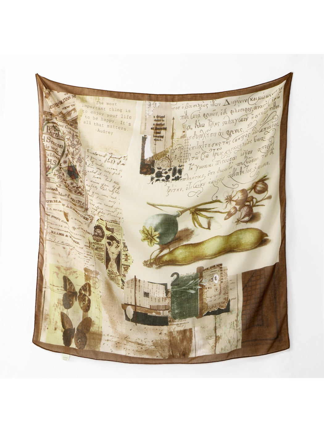 Scarvii - Ethnic Print Square Scarf & Shawl