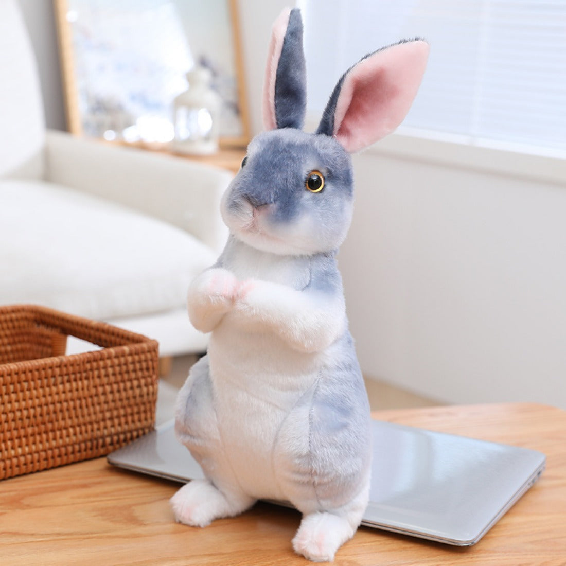 Kawai - Realistic Rabbit Plush Toy