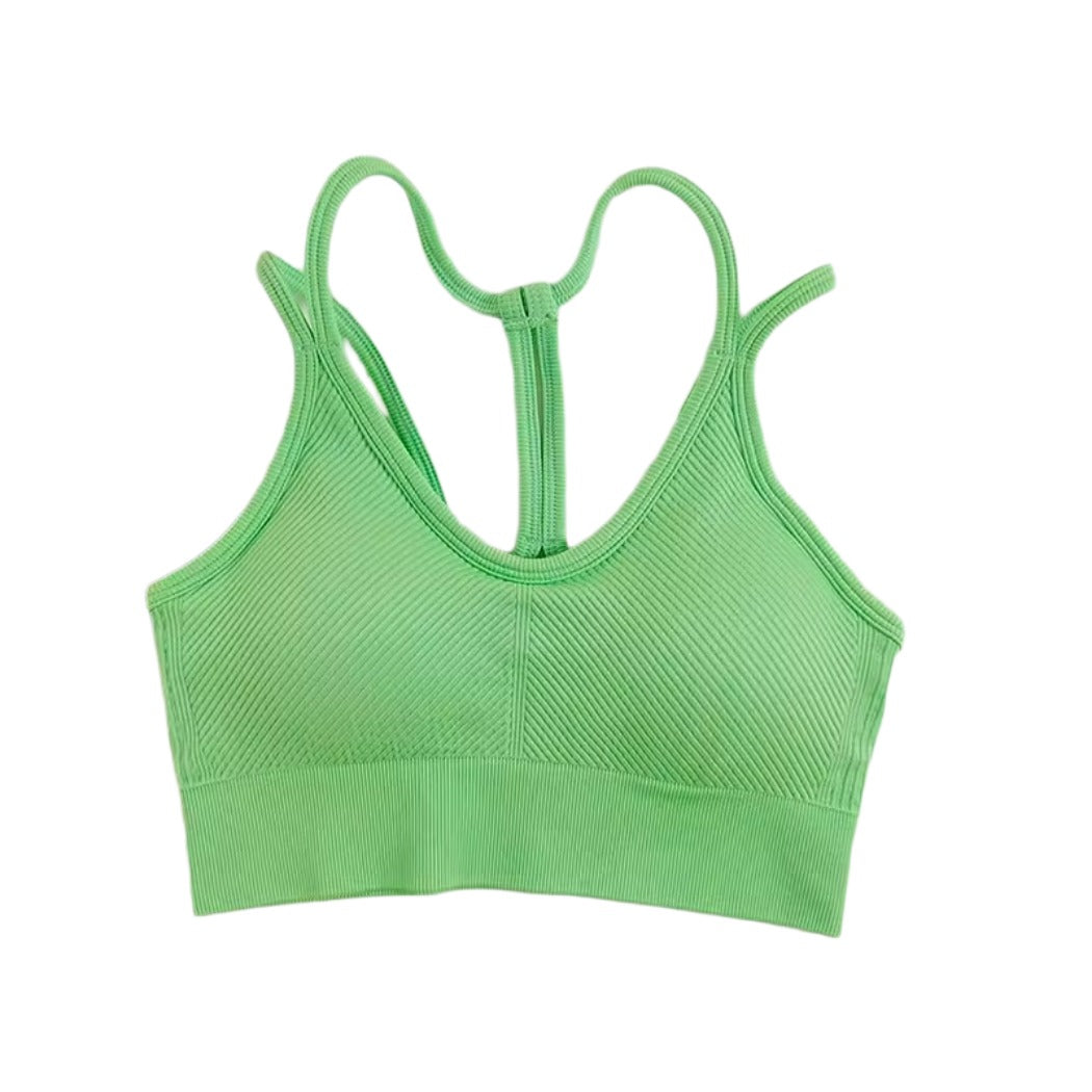 Stepo - Slim Strap Sports Bra Yoga Camisole
