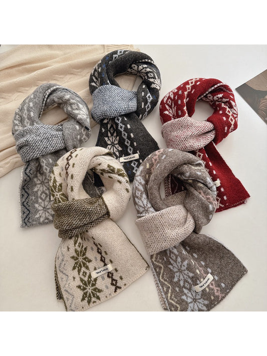 Scarvii - Nordic Pattern Winter Scarf