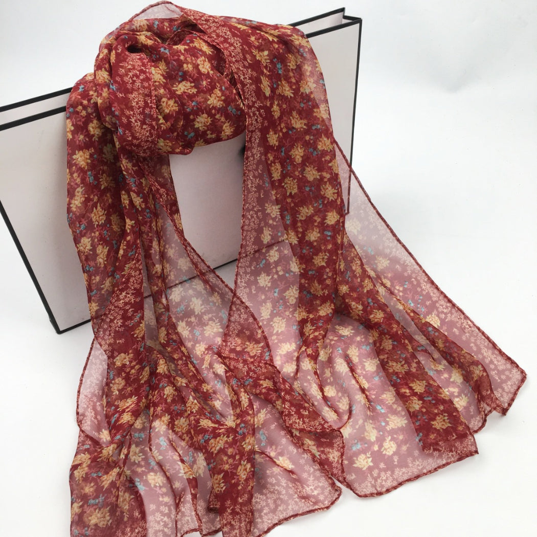 Scarvii - Daisy Print Scarf - Cool & Soft