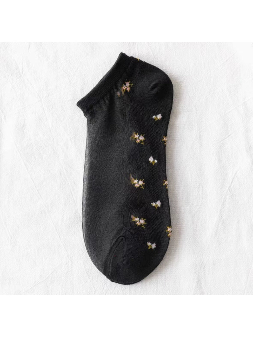 Rufia - Tiny Floral Sheer Ankle Socks product image 8