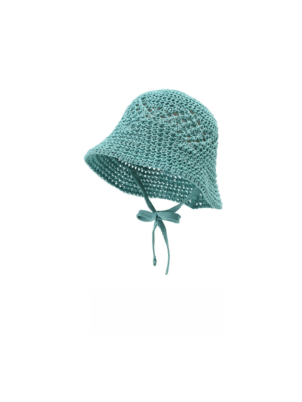 Haila - Solid Color Tie Detail Bucket Hat for Women