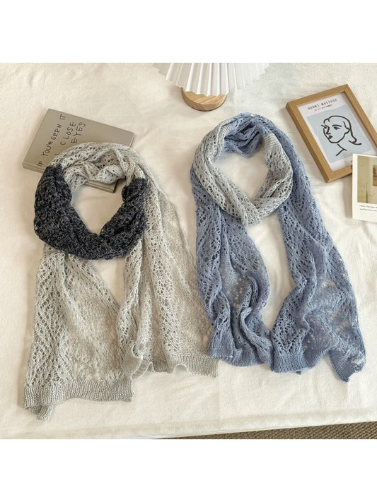 Scarvii - Simple Openwork Knit Scarf