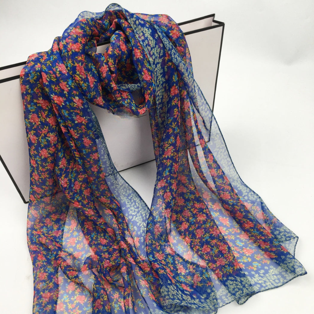 Scarvii - Daisy Print Scarf - Cool & Soft