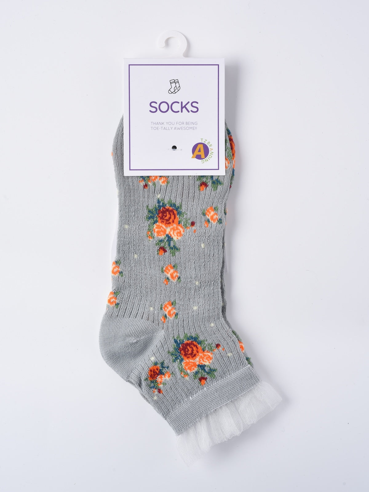 Rufia - Floral Lace Ankle Socks – 5 Colors