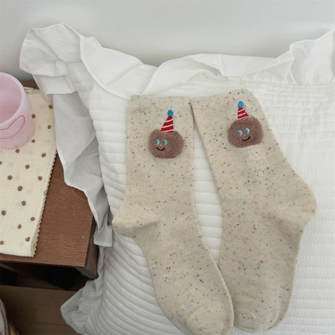 Rufia - Cartoon Bear Birthday Socks