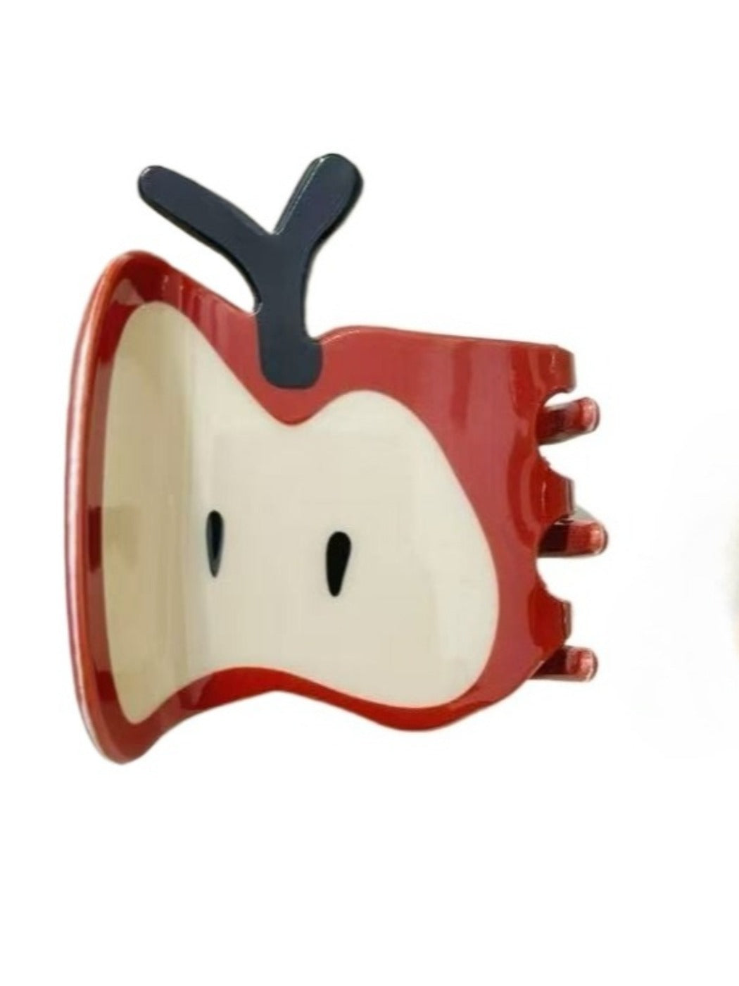 Beau - Red Apple-shaped Hair Clip of Cute & Playful Style