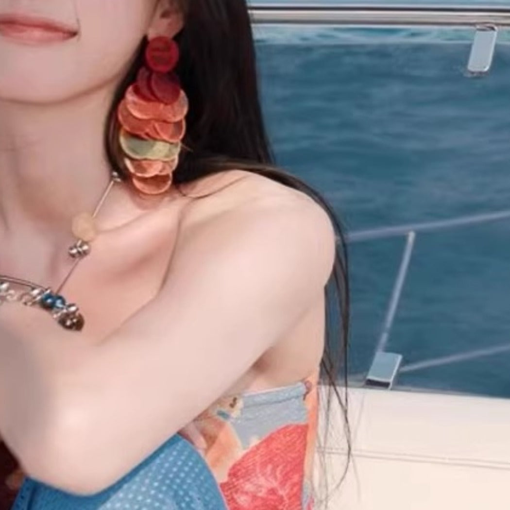 Earwish - Colorful Tassel Earrings - Shine & Beachy
