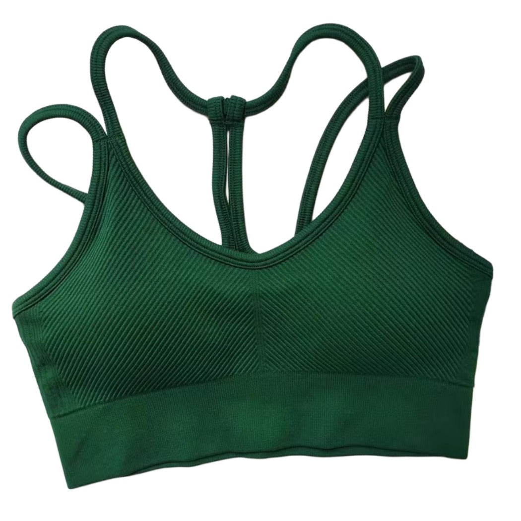 Stepo - Slim Strap Sports Bra Yoga Camisole