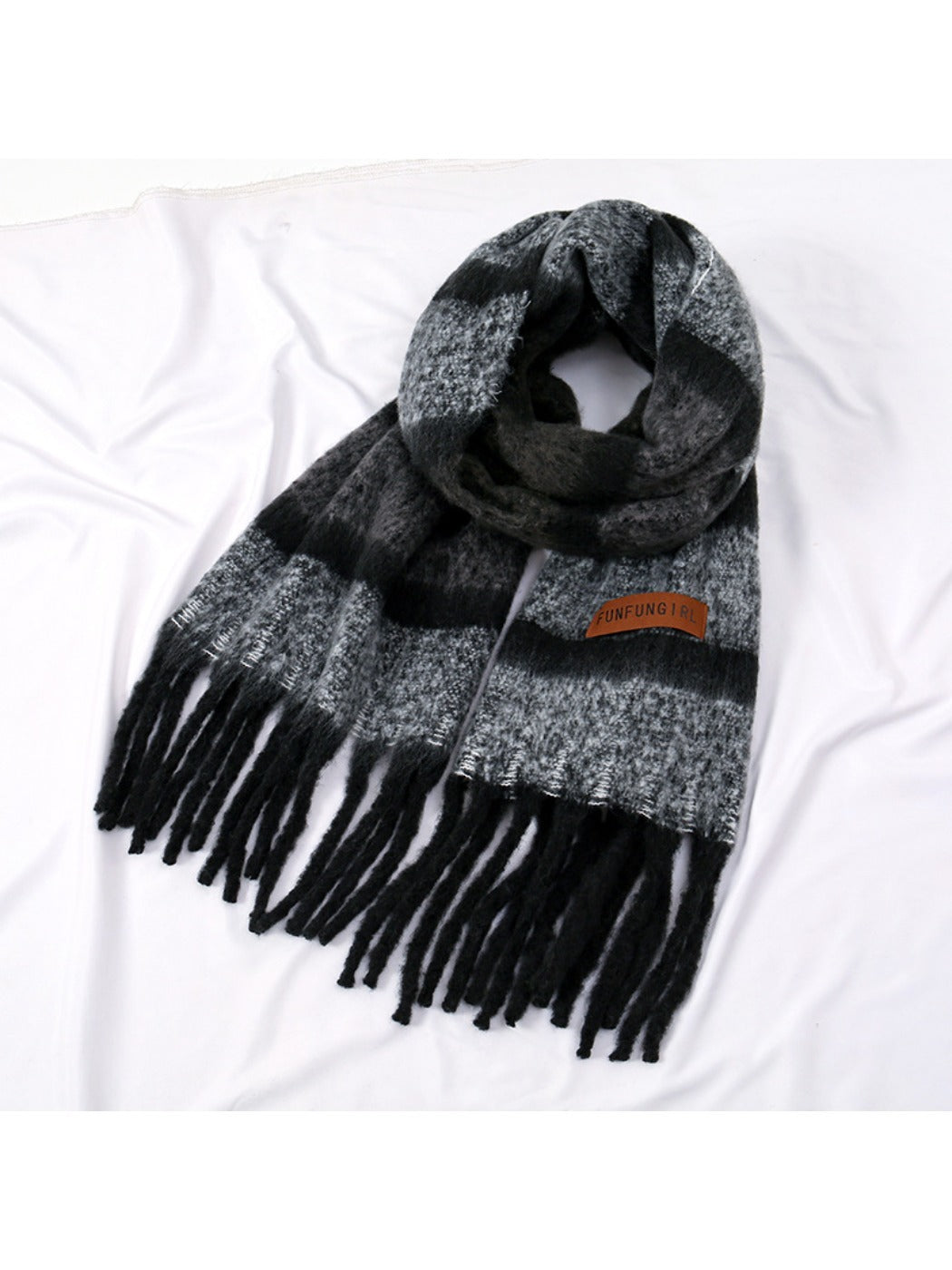 Scarvii - Maillard Winter Tassel Scarf
