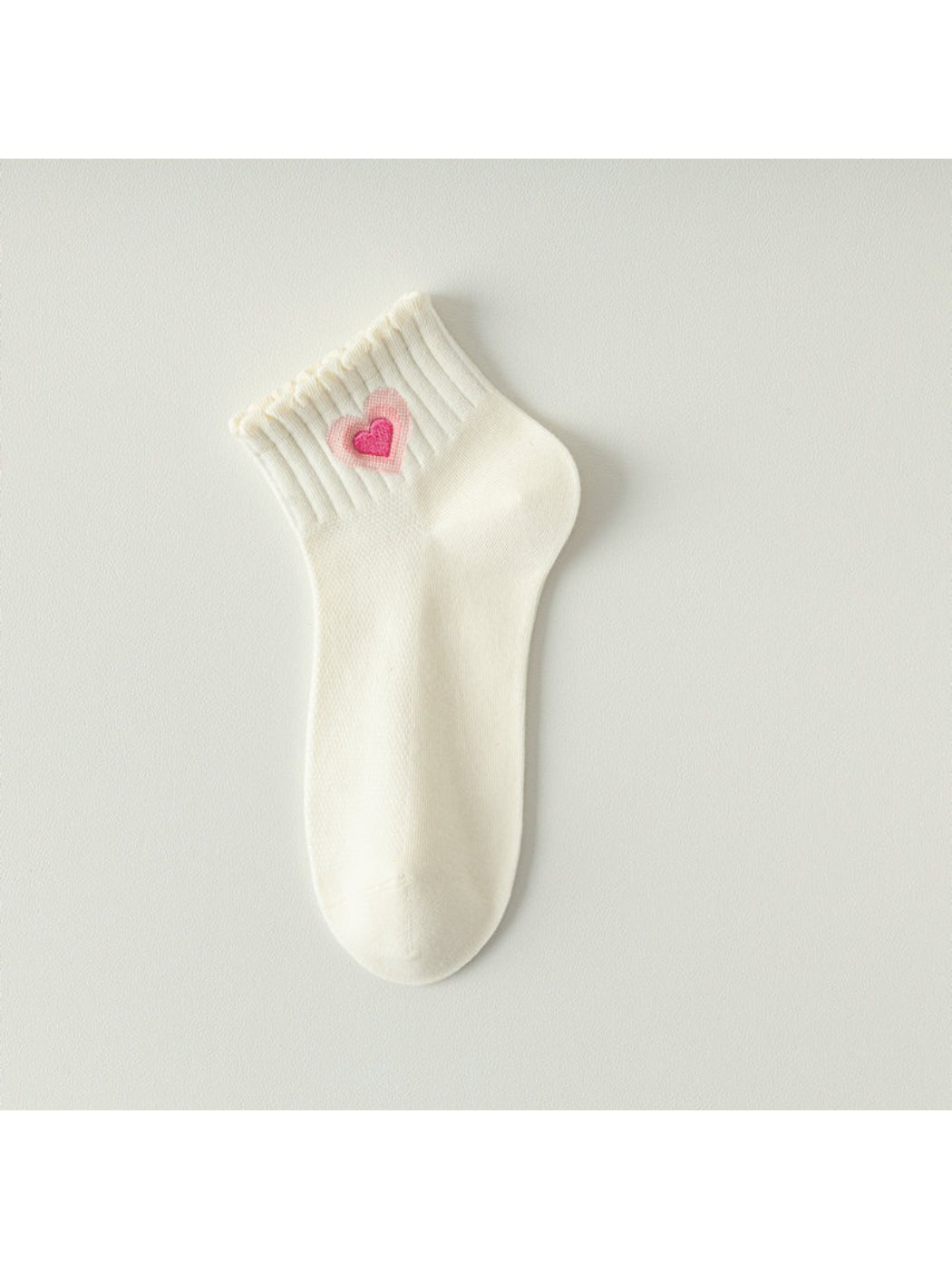 Rufia - Sweet Heart Detail Ribbed Crew Socks product image 7