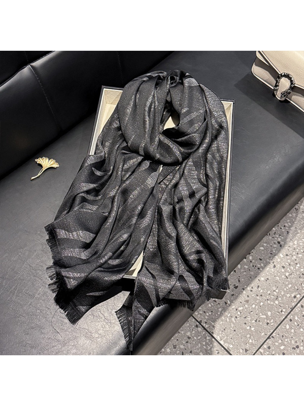 Scarvii - Zebra Pattern Soft Wrap Scarf