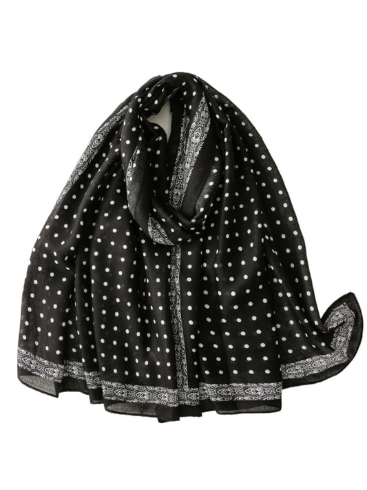 Scarvii - Elegant Long Scarf with Polka Dots