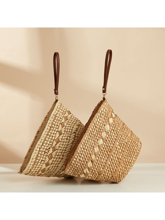 Cosbai - Summer Straw Shoulder Bag - image 2