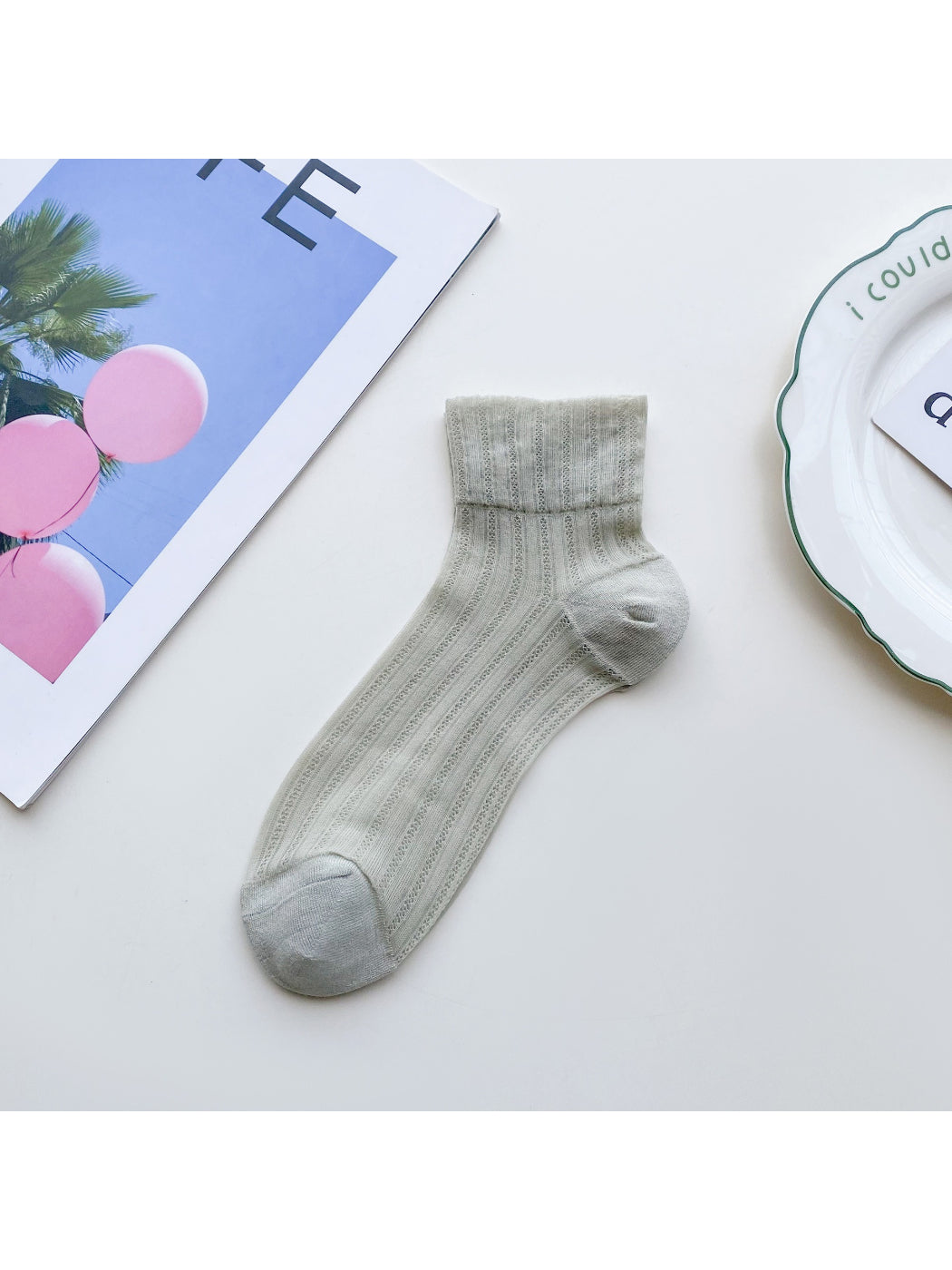 Rufia - Pastel Ribbed Ankle Socks product image 9